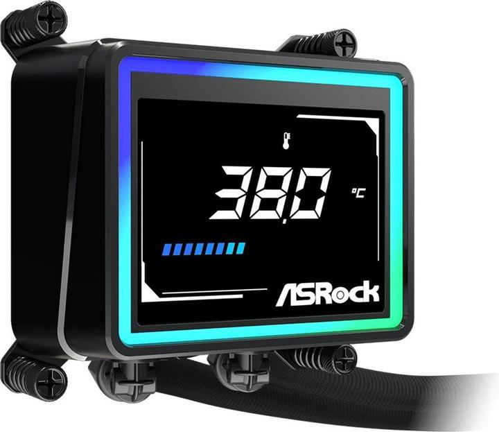 Actual product image AsRock CPC Challenger 240 Digital ARGB Black