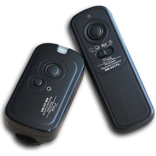 Pixel Fernauslöser Drahtloss RW-221/S1 Oppilas für Sony (Funk), Fernauslöser, Schwarz