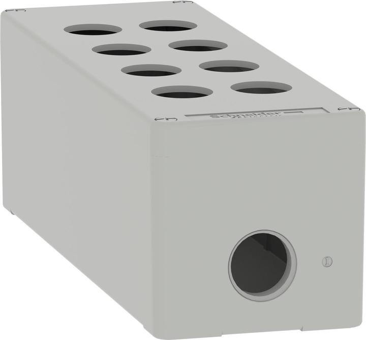 Actual product image Schneider Electric XAPD4508 Empty housing XAP metal grey for 8x22mm - CSA (Housing)
