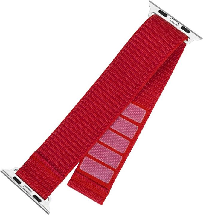 Produktbild Fixed Apple Watch Ultra 49 mm Nylonarmband, Rot (49 mm, Edelstahl, Nylon)
