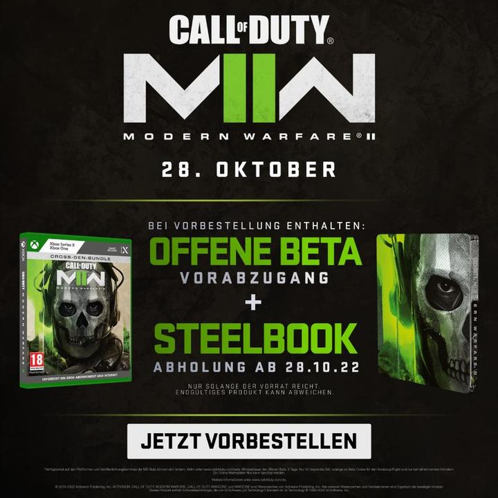 Immagine prodotto Activision Call of Duty: Modern Warfare II (Xbox Series X, Xbox One X, FR)