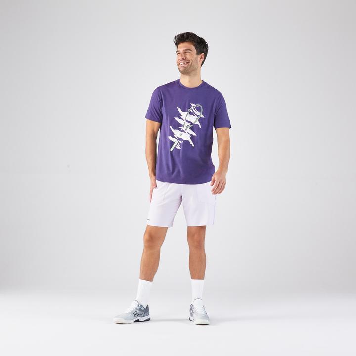 Actual product image Artengo Herren Tennis T-Shirt - TTS Soft violett (L)