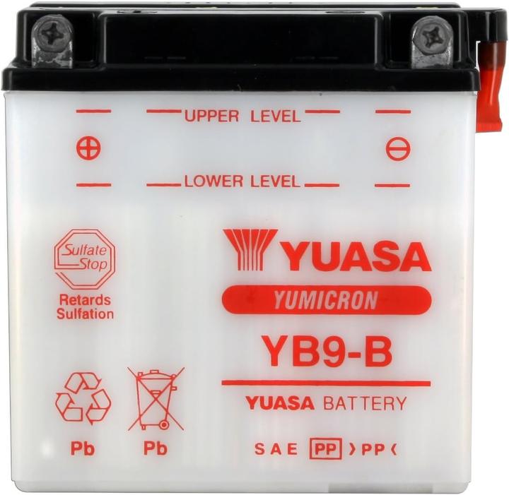 Actual product image Yuasa YB9-B (12 V, 9 Ah, 115 A)