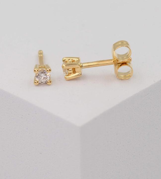 Image du produit Muau Boucles d'oreilles monture 4 poignées (Or jaune 750/18K)