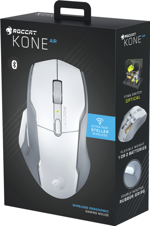 Produktbild Roccat kabellose Maus Kone Air, weiss (ROC-11-452-05) (Kabellos)