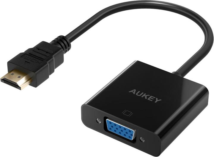 Actual product image Aukey HDMI to (VGA, 20 cm)