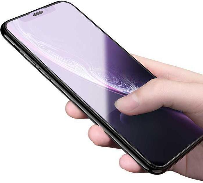 Produktbild Devia Van Anti-blue Ray Full Screen Tempered Glass iPhone XR (6.1) black (10pcs) (10 Stück, Apple iPhone XR)