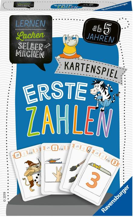 Actual product image Ravensburger Card Game First Numbers (German, 2 - 4 Players)
