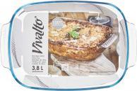 Produktbild Vivalto Rechteckige Borosilikat-Schale mit Griffen 3800ml
