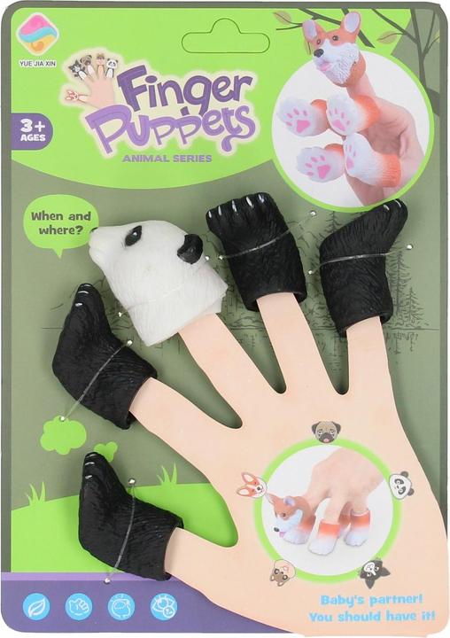 Actual product image Panda finger animal