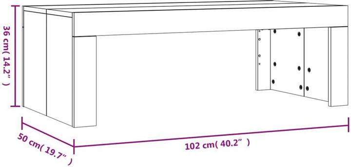 Produktbild vidaXL Sindee (102 x 50 x 36 cm)