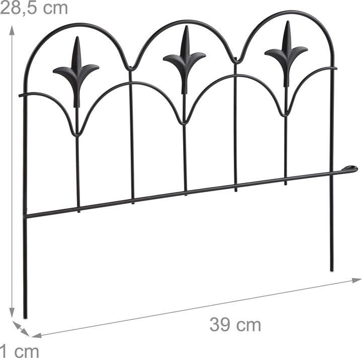 Actual product image Relaxdays Decorative garden fencing (1 cm)
