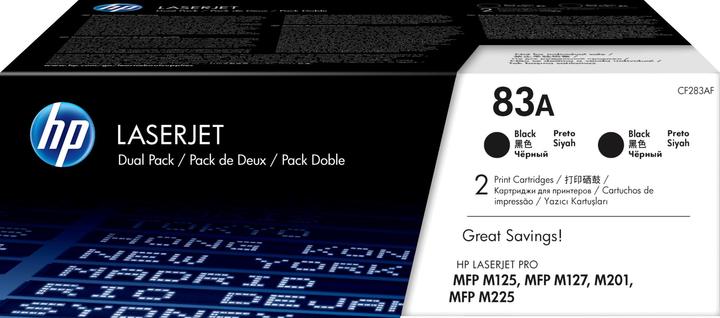 Actual product image HP Toner/83A 2Pck (B)