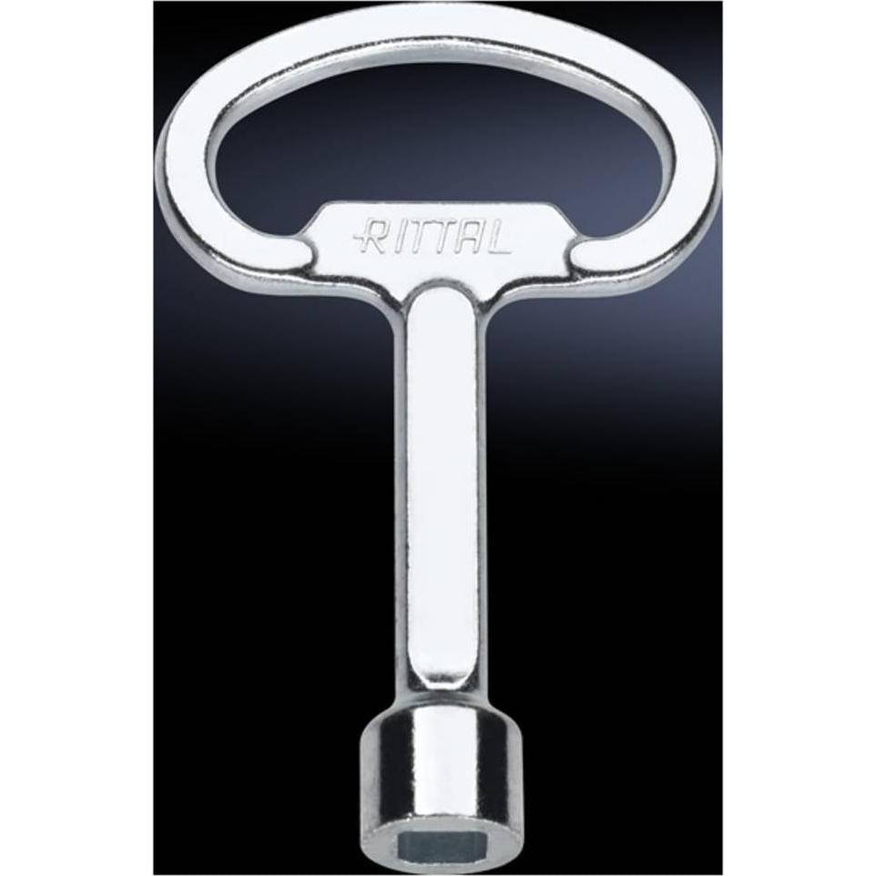 Thumbnail - Rittal Gehäuseschlüssel, Serverschrank Zubehör, Silber