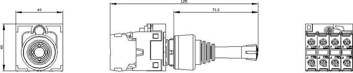 Produktbild Siemens Coordinate switch O-I-II-III 4NO