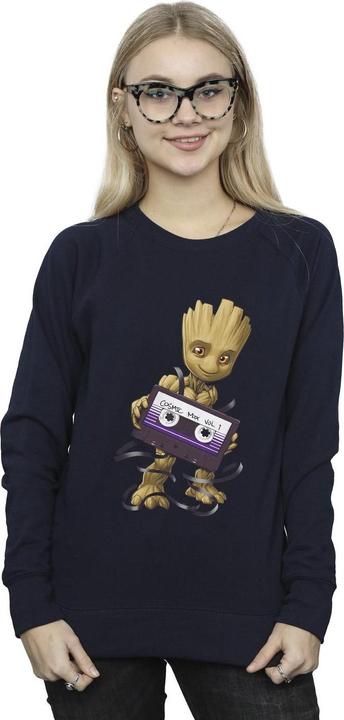 Immagine prodotto Guardians Of The Galaxy Groot Cosmic Tape Felpa Donna (L)