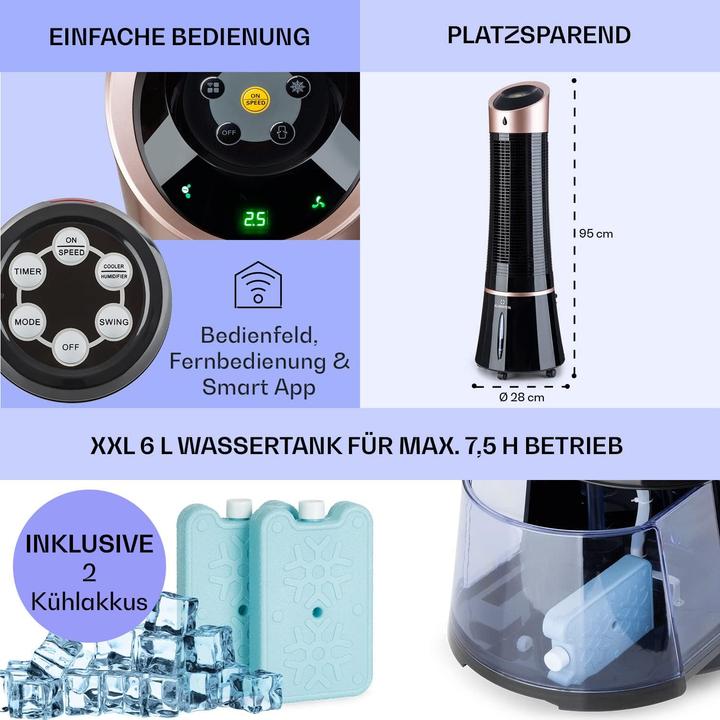 Immagine prodotto Klarstein Sistema di climatizzazione 4-in-1 - Skyscraper Ice Smart
