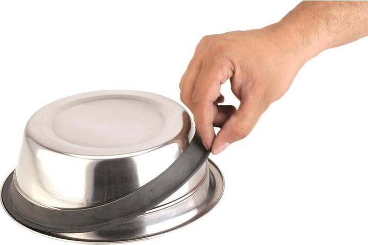 Actual product image Nobby Double bowl stainless steel SILENT DINER (150 cl)