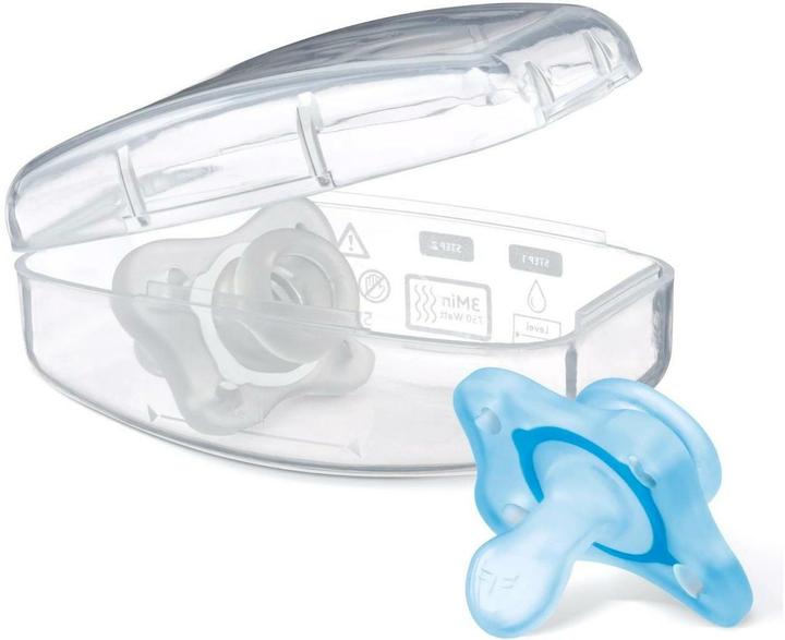 Actual product image Chicco Physiological soother PHYSIO FORMA SOFT mini silicone BOY 0-2m (2x)