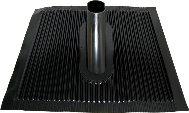 Produktbild Megasat Kunststoff-Alu-Ziegel 500x440mm schwarz (Spiegel + Antennen Montage)