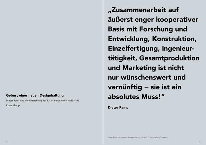 Produktbild Zehn Thesen für gutes Design: Dieter Rams (Deutsch, Cees W. de Jong, 2017)