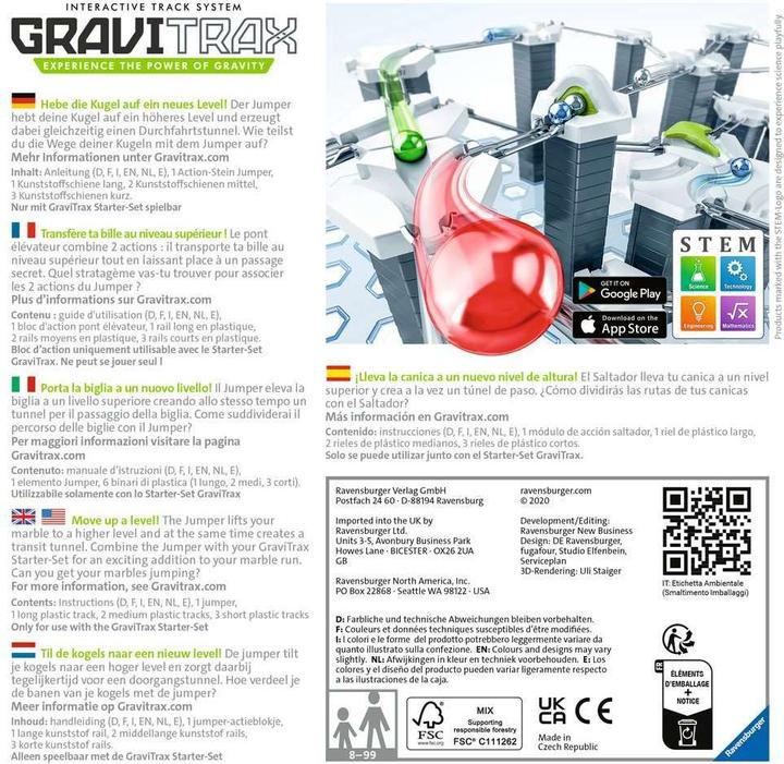 Produktbild Ravensburger GraviTrax Erweiterungsset - Jumper