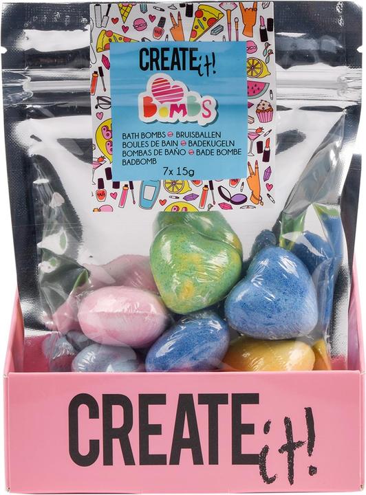 Produktbild Create It! Badebomben Herzen 7er-Pack