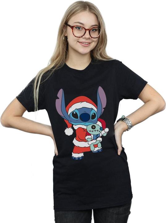 Immagine prodotto Disney Lilo And Stitch Stitch Christmas Maglietta Ampia Donna (L)