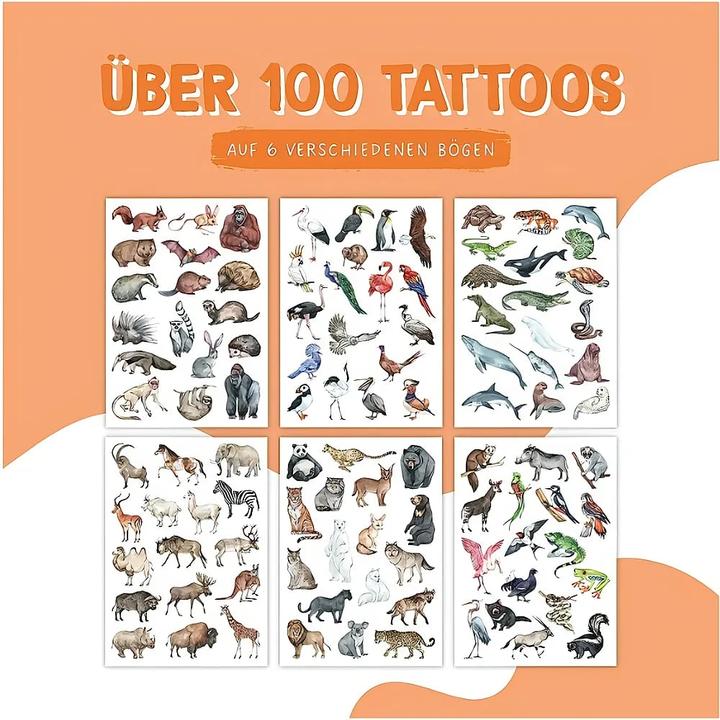 Actual product image Papierdrachen Animals of the world