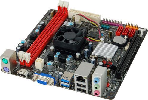 Produktbild Biostar A68I-350, AMD E-350 mit HD 6310, Mini-ITX (BGA 413, AMD A68M, Mini-ITX)