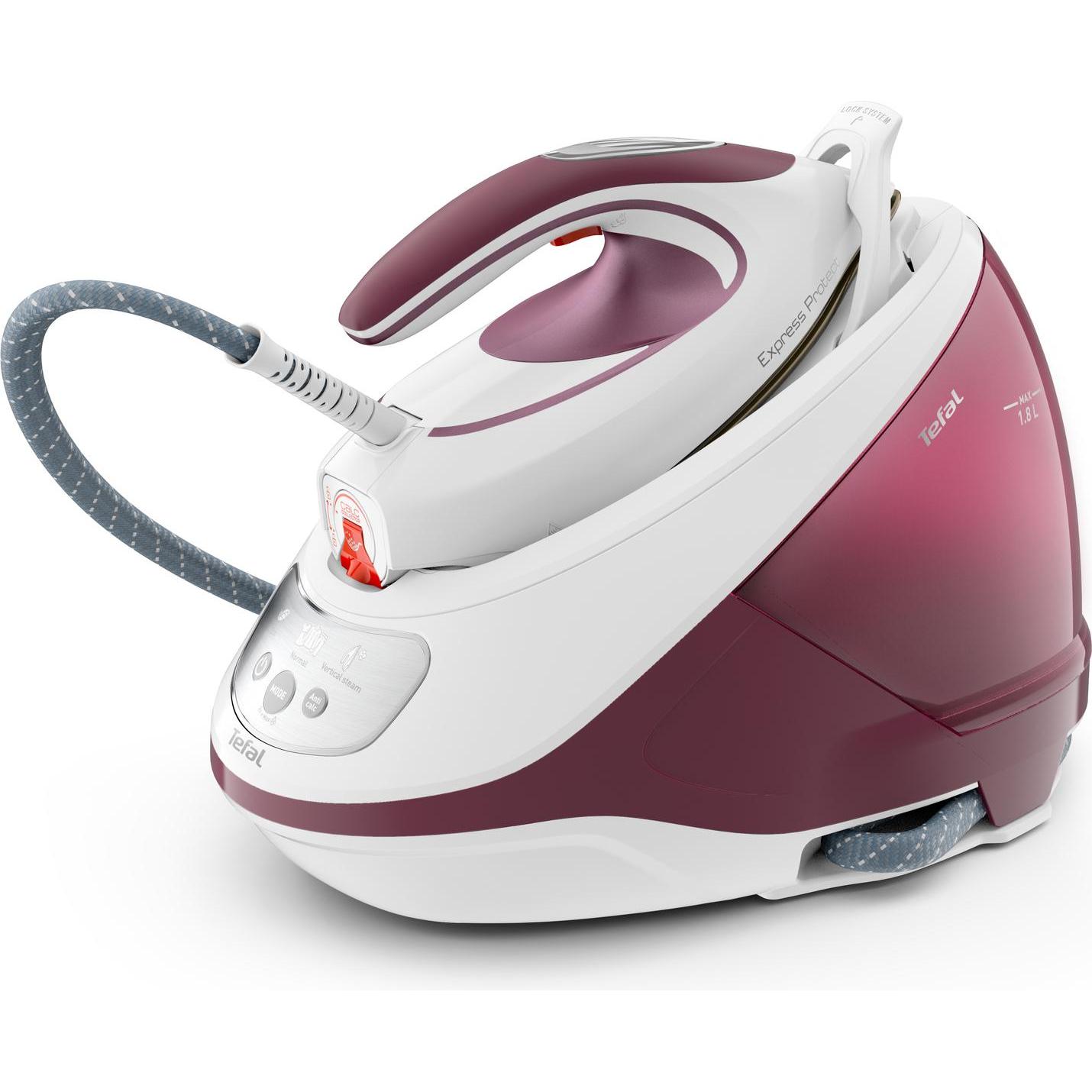 Tefal Express Protect SV9201E0 Dampfbügelstation Durilium AirGlide Autoclean soleplate Violett, Bügeleisen, Violett