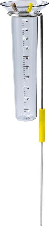 Actual product image Rain gauge w.rod stainless steel
