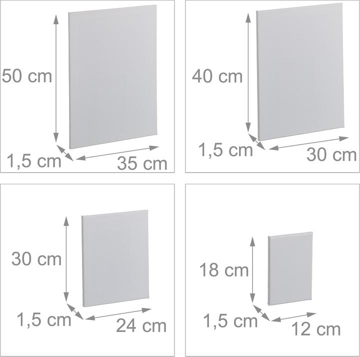 Immagine prodotto Relaxdays Tela da-disegnare