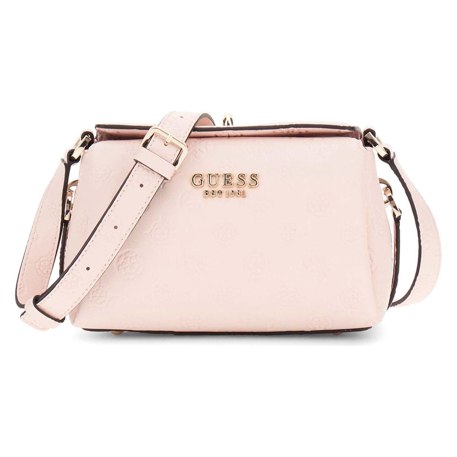 Guess, Damen, Handtasche, Phoebe Mini Crossbody Bag, Rosa