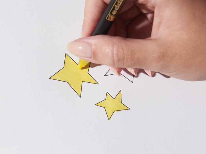 Actual product image Edding Fibre-tip pen 1200 metallic colourpen (Gold, 1 x)