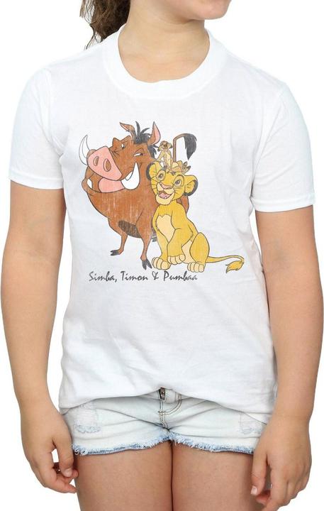 Produktbild Disney The Lion King Classic Simba Timon And Pumbaa TShirt Mädchen (116)