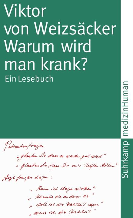 Produktbild Warum wird man krank? (Deutsch, Viktor von Weizsäcker, 2008)