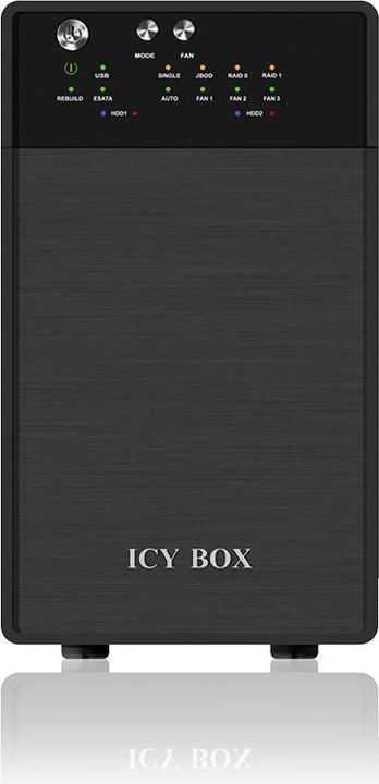 Actual product image Icy Box External dual RAID system for 3.5" SATA I (3.5")