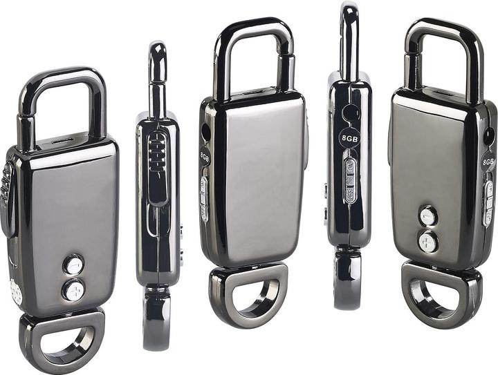 Image du produit Auvisio Enregistreur vocal porte-clés avec fonction VOX