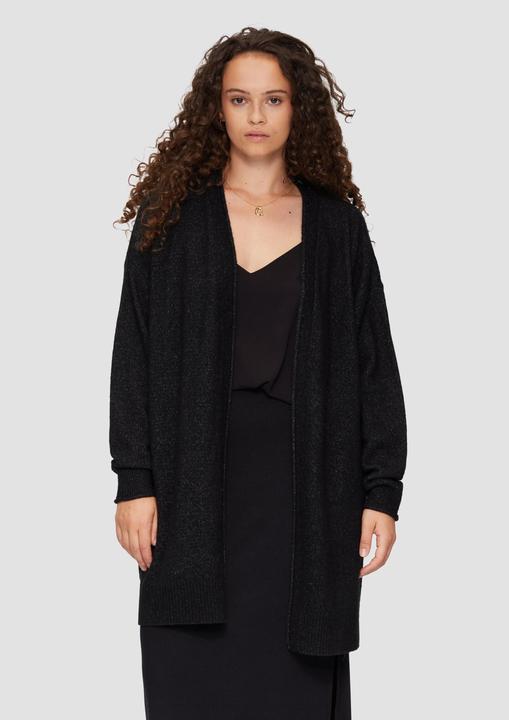 Produktbild s.Oliver Strickjacke Weiche Strickjacke mit Rollkante (52)