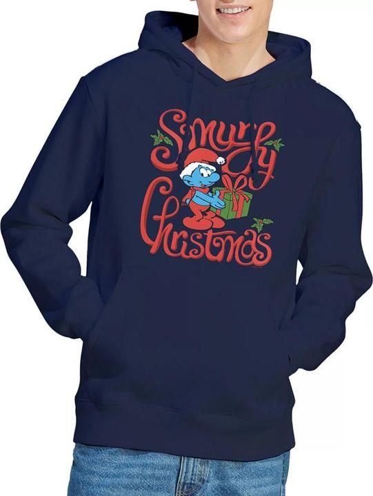 Produktbild The Smurfs Kapuzenpullover weihnachtliches Design (XL)