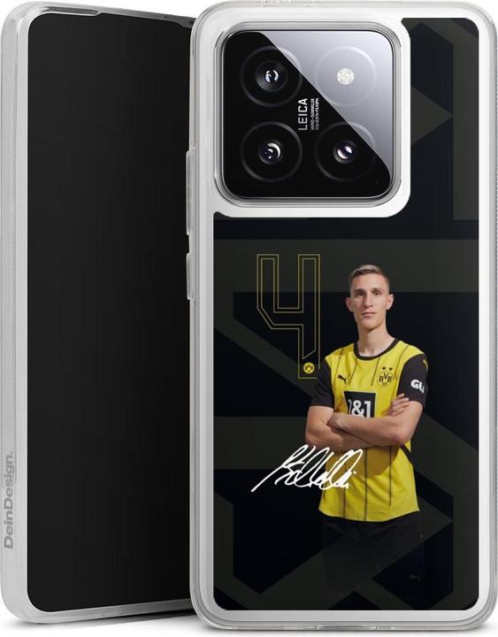 Produktbild DeinDesign Silikon Hülle für Xiaomi 14T Handyhülle Case Smartphone Schutzhülle Borussia Dortmund Offizielles (Xiaomi 14T)