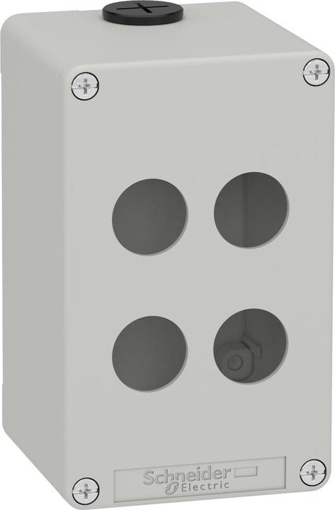 Produktbild Schneider Electric XAPD2504 Leergehäuse XAP Metall grau für 4x22mm - CSA (Gehäuse)