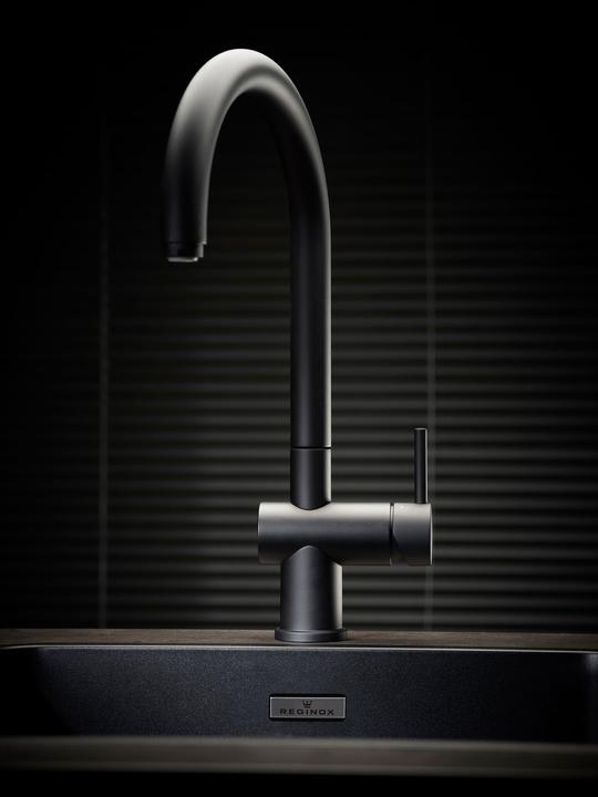 Produktbild Reginox Edelstahl Armatur, Yampa Schwarz 22x38,5 cm R31704