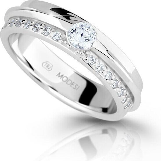 Produktbild Modesi Glittering silver ring with zircons M16020 - Circuit: 57 mm (57)
