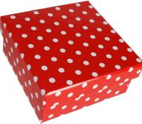 Image du produit Ootb Boîte cadeau points rouge (Papier cadeau, 8 x)