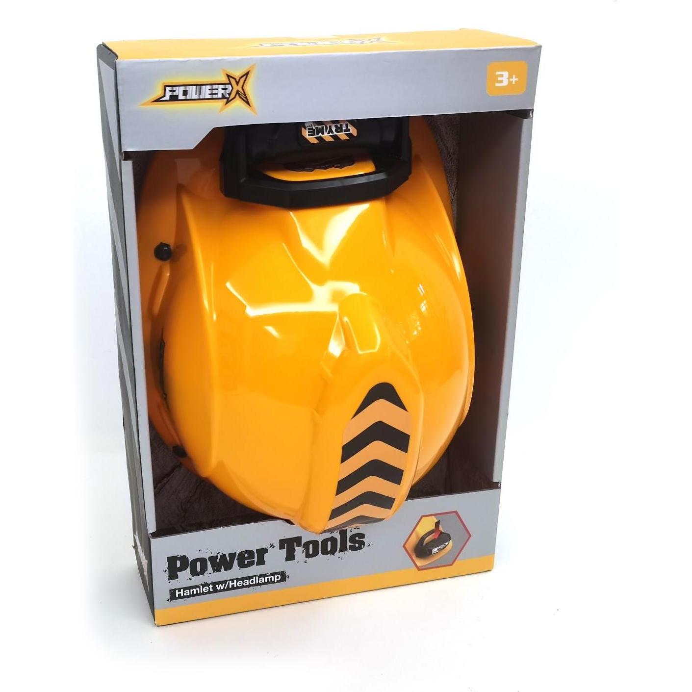 Thumbnail - PowerX POWER X - Construction Helmet w/Portable Headlamp (20354)