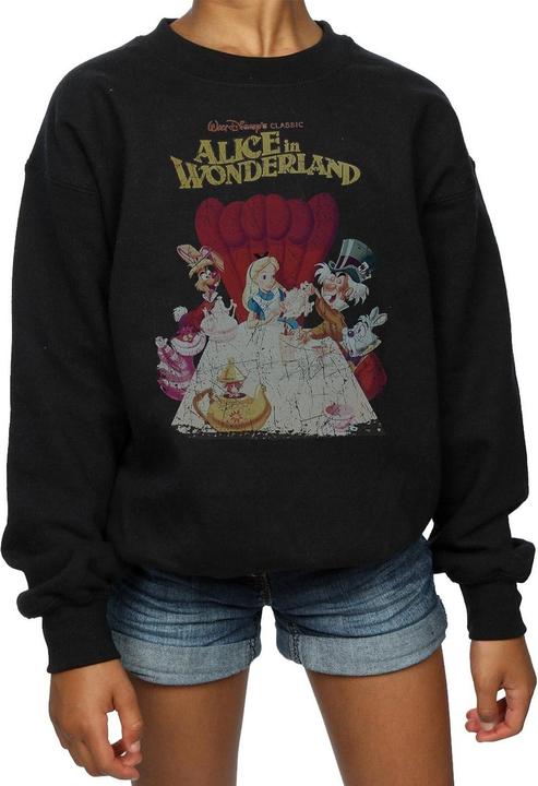 Image du produit Disney - Sweat ALICE IN WONDERLAND RETRO POSTER - Fille (152, 158)