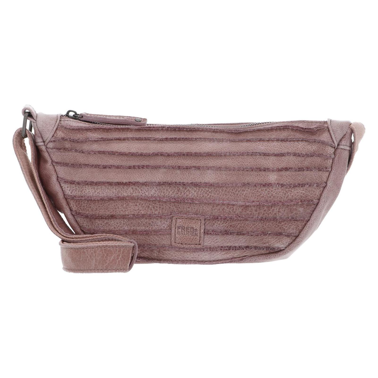 FredsBruder, Damen, Handtasche, Riffel Umhängetasche Leder 30.5 Cm, Rosa