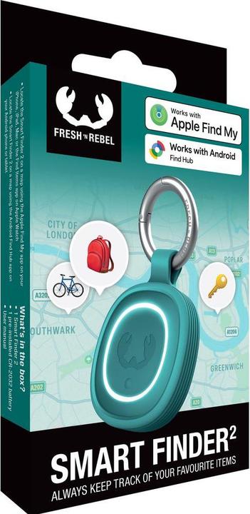 Produktbild Fresh'N Rebel Fresh 'n Rebel Smart Finder 2 Real Teal (Android, Apple)